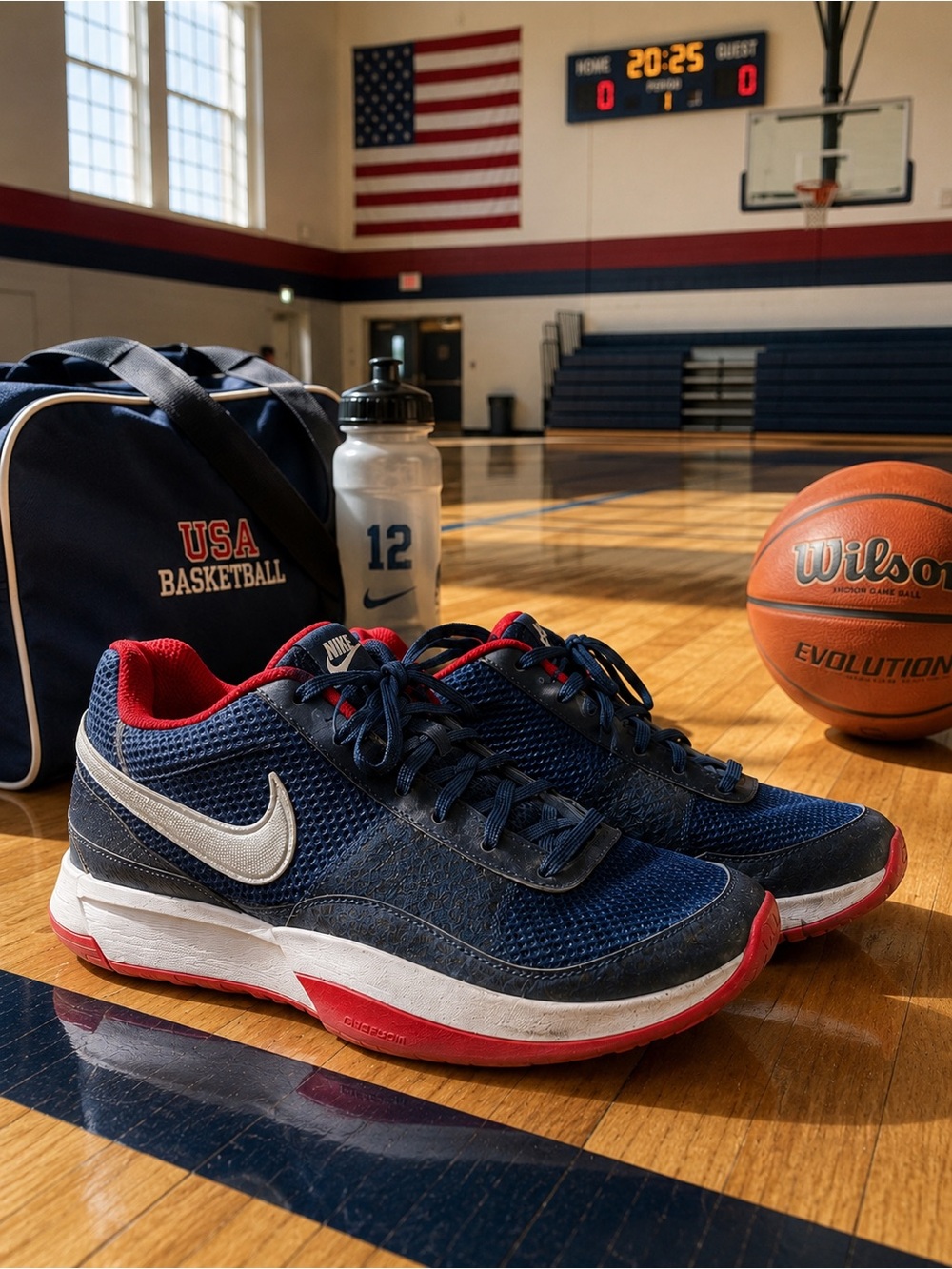 NIKE JA MORANT 1 USA BASKETBALL SHOES MEN'S SZ 9 Streetwear